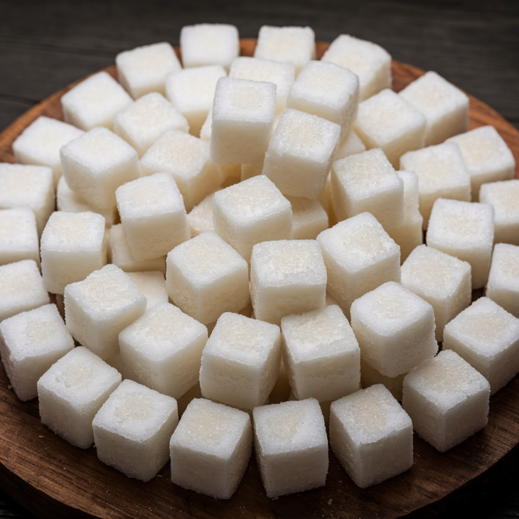 High-quality refined sugar