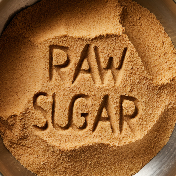 High-quality raw sugar